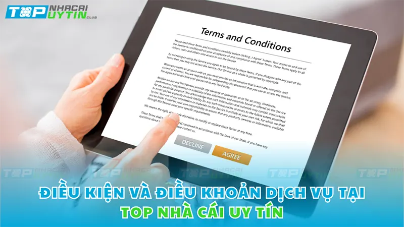 Điều khoản dịch vụ cần tuân thủ 