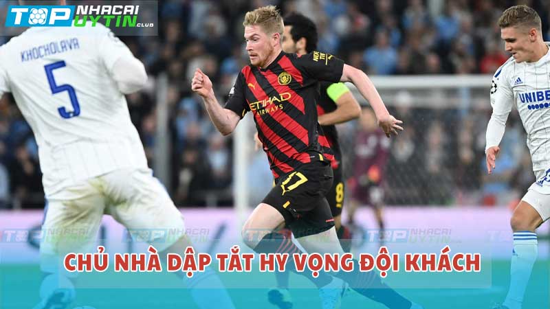 Chủ nhà dập tắt hy vọng đội khách