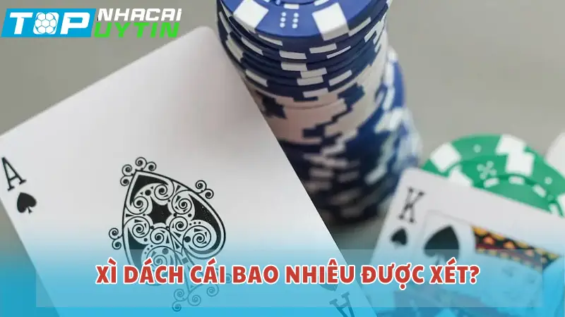 Xì dách cái bao nhiêu được xét?